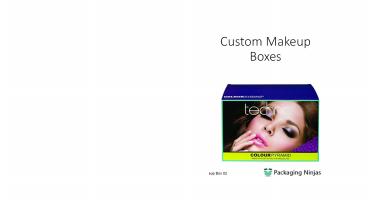Get 30% Discount On Makeup Boxes At PackagingNinjas