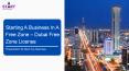 Starting A Business In A Free Zone – Dubai Free Zone License