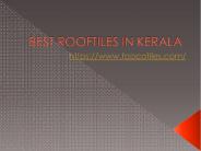 roof tiles in kerala