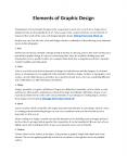 Elements of Graphic Design PowerPoint PPT Presentation