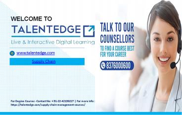 Supply Chain Management Courses