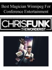 Best Magician Winnipeg For Conference Entertainment