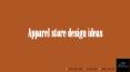 Apparel store PowerPoint PPT Presentation