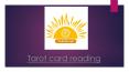 tarot card reading PowerPoint PPT Presentation