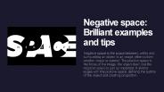 Negative space: Brilliant examples and tips