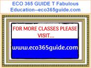 ECO 365 GUIDE T Fabulous Teaching--eco365guide.com