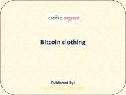 Bitcoin clothing