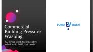 Commercial Building Pressure Washing-  EV Power Wash