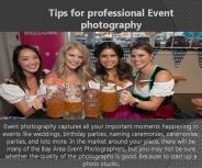 Tips for professional Event photography