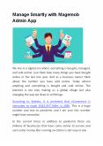 Manage Smartly with Magemob Admin App PowerPoint PPT Presentation
