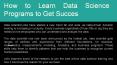 Data Science Training Course in Delhi PowerPoint PPT Presentation
