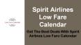 Spirit Airlines Low Fare Calendar (3)