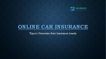 Online Car Insurance Agents
