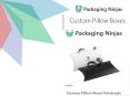 Get Custom Pillow Boxes at Wholesale rate | packaging ninjas.