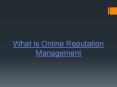 what is online reputation management PowerPoint PPT Presentation