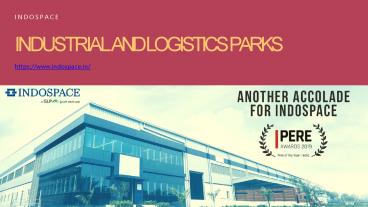 IndoSpace Sri City Industrial Park