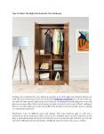 Tips To Select The Right Wardrobe For Your Bedroom PowerPoint PPT Presentation