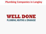Plumbing Companies in Langley