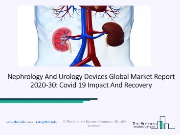 Global Nephrology And Urology Devices Market Overview And Top Key Players by 2030