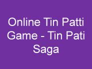 Online Tin Patti Game - Tin Pati Saga