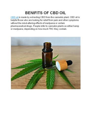 BENEFIT OF CBD OIL (1)