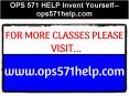 OPS 571 HELP Invent Yourself--ops571help.com PowerPoint PPT Presentation