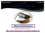 Best Exterior ACP Cladding