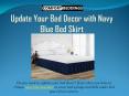 Update Your Bedroom Decor With Navy Blue Bed Skirt (1)