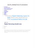Digital Marketing Agency in India - Digital Marketing Studio PowerPoint PPT Presentation
