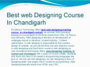 Best Web Designing Course In Chandigarh