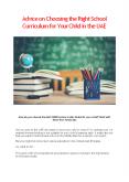 Advice on Choosing the Right School Curriculum for Your Child in the UAE PowerPoint PPT Presentation