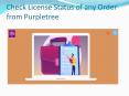 Check License Status of any Order from Purpletree PowerPoint PPT Presentation
