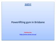 Powerlifting gym in Brisbane