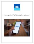 How to get free PayPal money fast and easy PowerPoint PPT Presentation