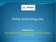 Online fundraising sites