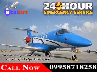 Get Best Medical Charter Air Ambulance from Patna, Kolkata to Delhi at Genuine Cost