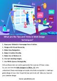 What are the Tips and Tricks in Web Design techniques? PowerPoint PPT Presentation