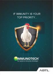 Immunotech : The Systemic Enzyme Based Immunomodulator in Poultry