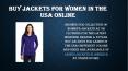 Buy Jackets for Women in the USA Online