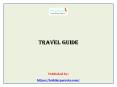 Travel Guide PowerPoint PPT Presentation