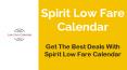 Spirit Low Fare Calendar (5)