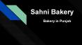 Caterers in Patiala | Sahni Bakery | (1) PowerPoint PPT Presentation
