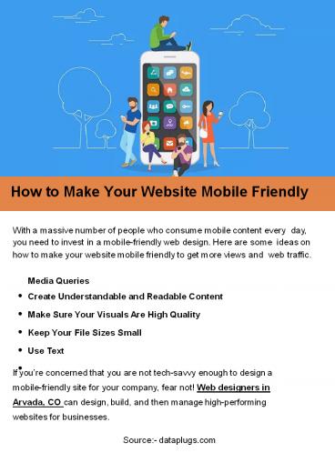 How to Make Your Website Mobile Friendly