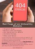 Red Flags of an Unhealthy Website PowerPoint PPT Presentation