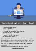 Tips to Rank Blog Post on Top of Google PowerPoint PPT Presentation