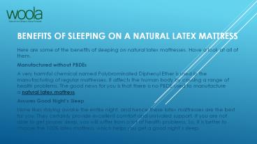 Benefits of Sleeping on a Natural Latex Mattress (1)