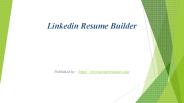 Linkedin Resume Builder
