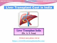 The Best Liver Transplant Cost in India
