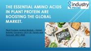 THE RISE OF THE PLANT PROTEIN MARKET.