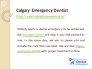 Calgary Emergency Dentist